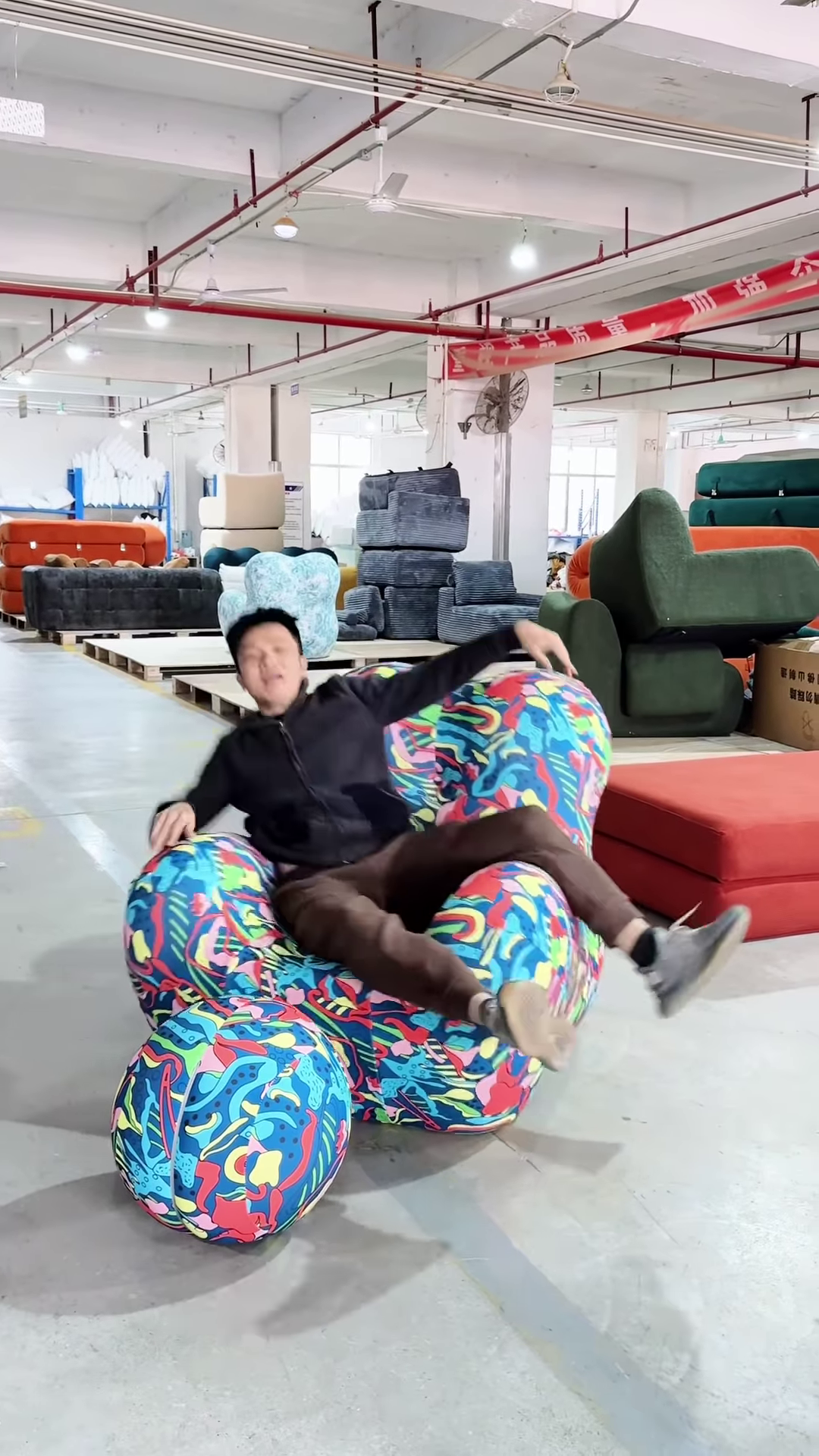 🛋️ Artistic Armchairs in the Making – A Colorful Comfort Experience 🎨