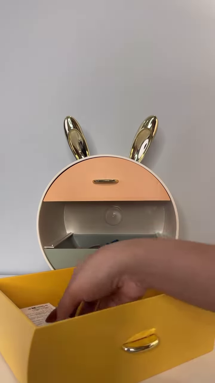 🐰 Cute Meets Functional: Multi-Color Bunny Drawer Organizer! 🌈