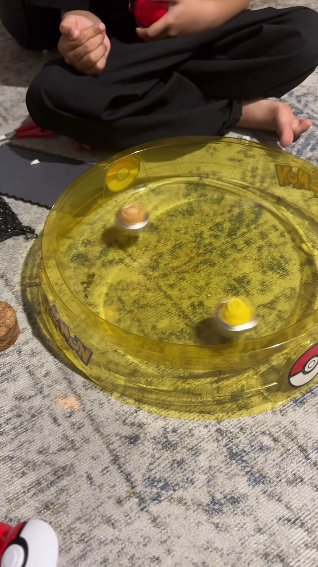 Interactive Poké Ball Beyblade Launcher & Spinning Top Set – Battle-Ready Pokémon Inspired Action Toy