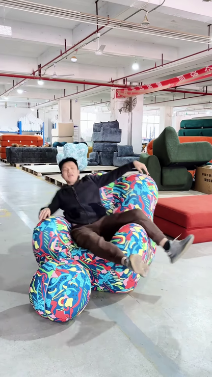 🛋️ Artistic Armchairs in the Making – A Colorful Comfort Experience 🎨