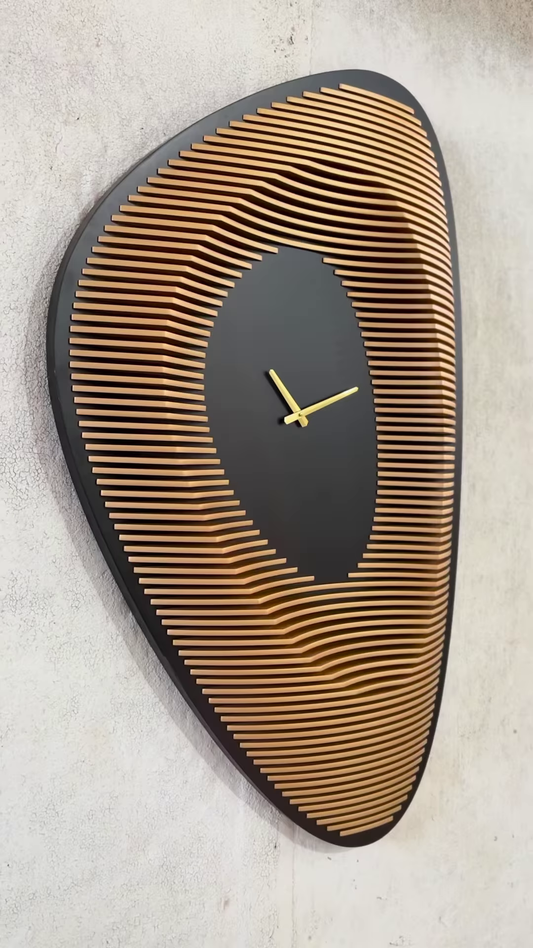 Timeless Elegance ⏰🖤 Modern Wall Clock That Makes a Statement
