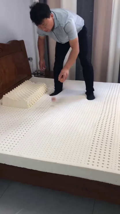 🌙 Ultimate Comfort Redefined: Smart Latex Mattress Topper 🛌