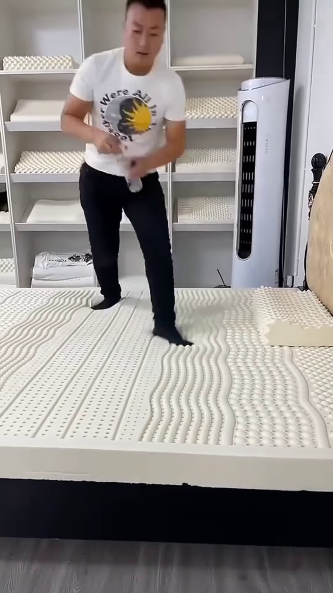 🌙 Ultimate Comfort Redefined: Smart Latex Mattress Topper 🛌