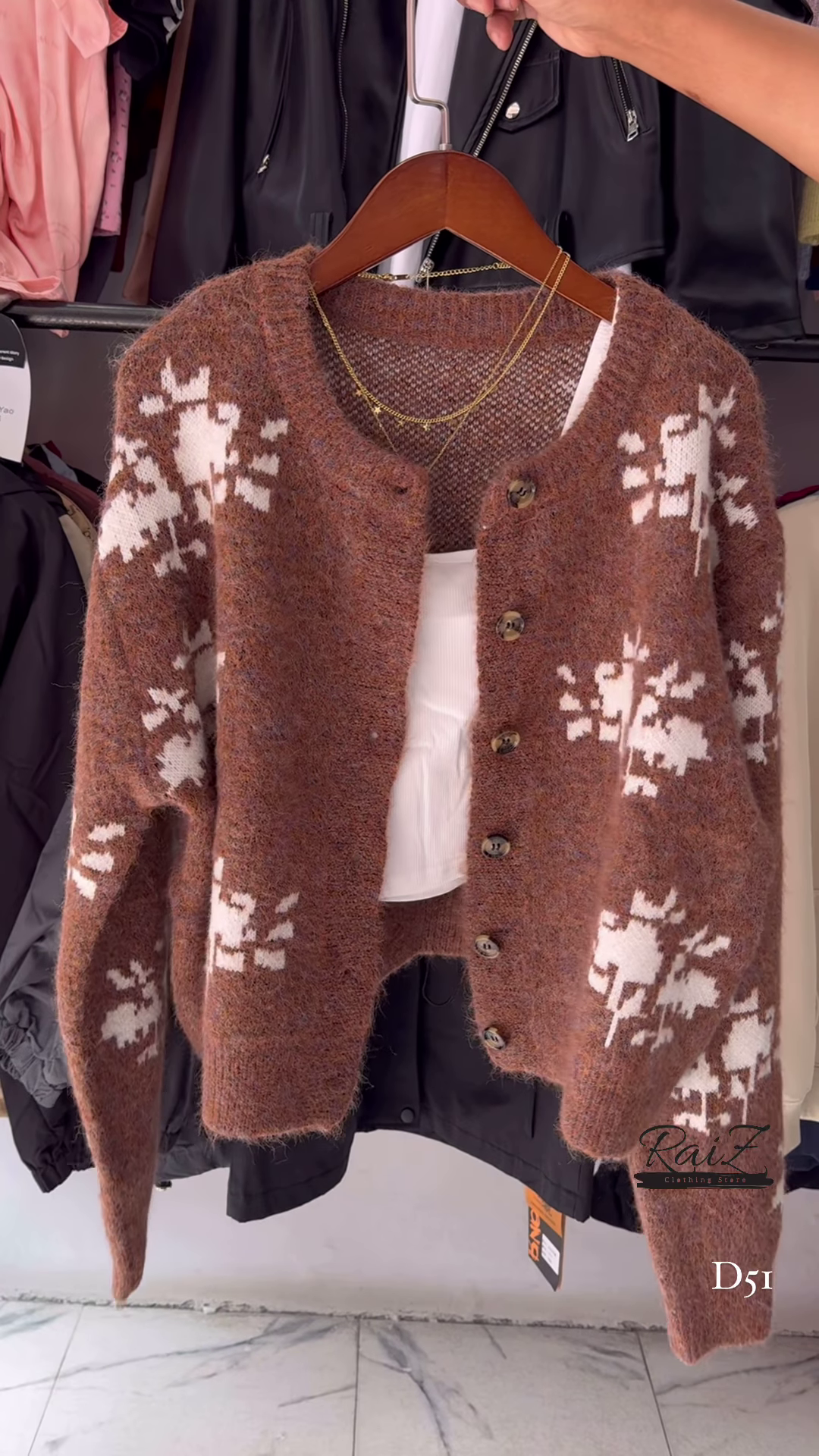 Fuzzy Nordic Button Cardigan – Ultra‑Cozy, Winter‑Chic Layers ❄️🧶