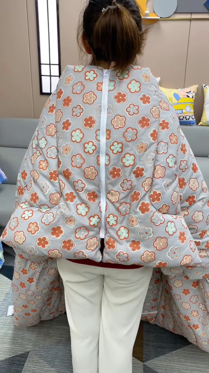 Cozy Wearable Blanket Quilt – Snuggle, Lounge, and Nap in Cloud‑Soft Comfort 💤🧸