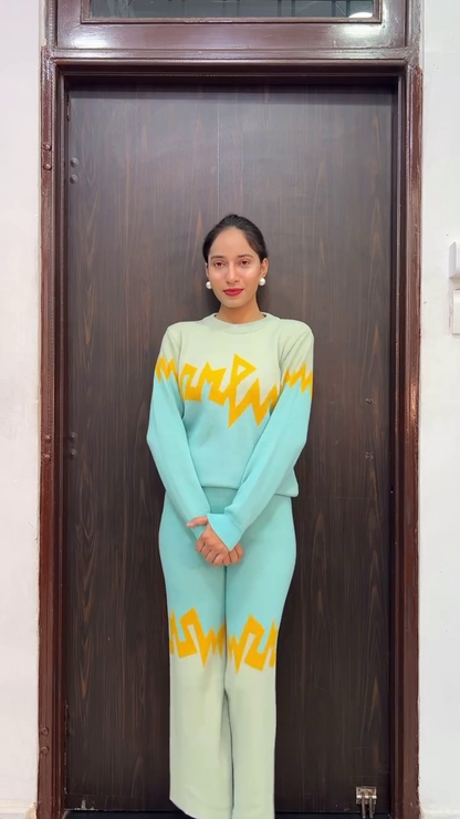 Cotton Zip-Knit Co-ord Set – Effortless Sporty Style, Day-Long Comfort 🧵✨