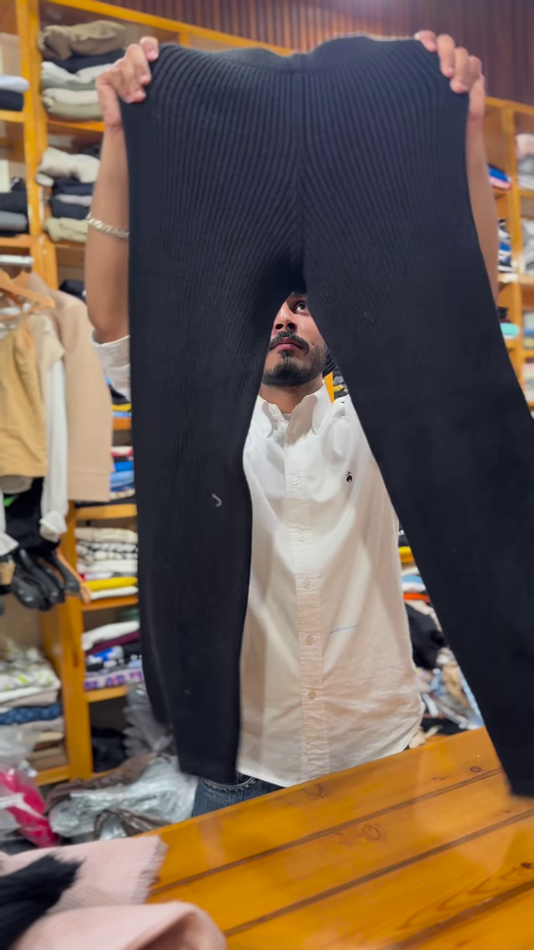 Ribbed Knit Co-ord Sets 🧶🌸 With Sweater & Pants – Pink & Black Variants