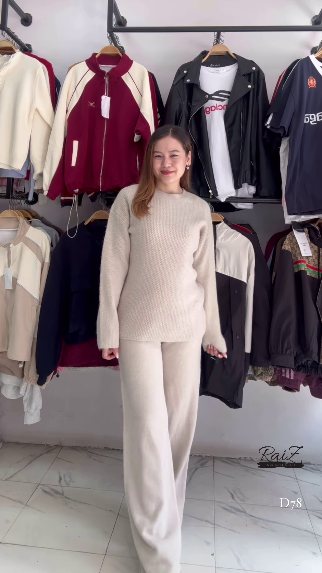 Knit Co-ord Sets 🧶🌾 With Sweater & Wide-Leg Pants – Yellow, Mustard & Brown Variants