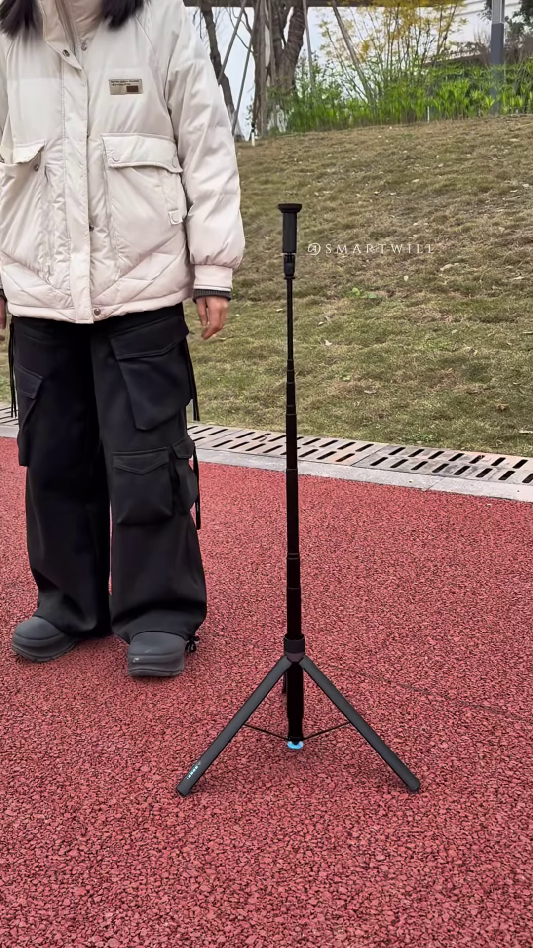 Professional Ultra-Long Extendable 2-in-1 Tripod and Selfie Stick with Reinforced Stable Base and Universal Mount