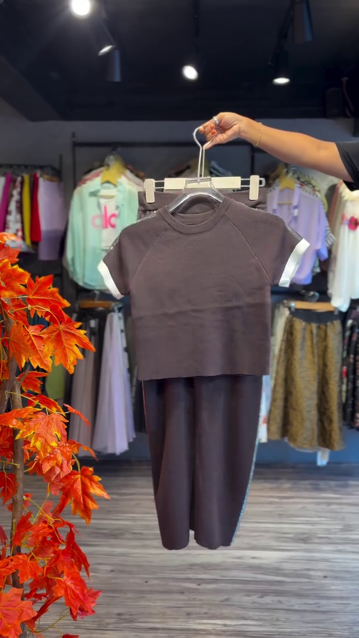 Cocoa Trim Co-ord Set