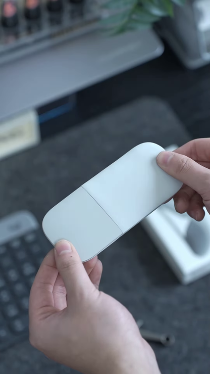 Ultra-Slim Ergonomic Wireless Mouse with Dual-Mode Connectivity and Silent-Click Technology