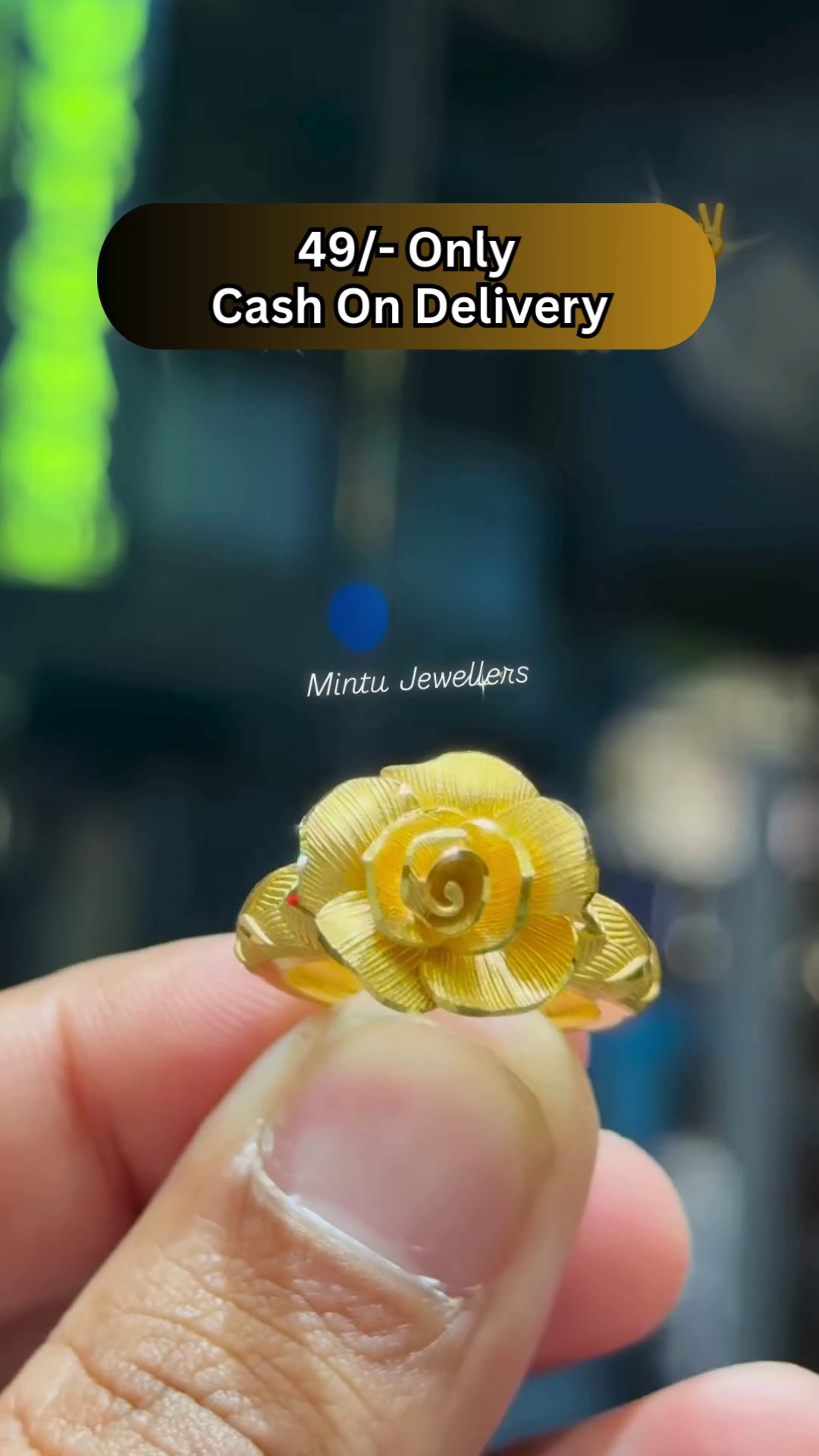 Rose Flower Ring – Delicate Floral Jewelry