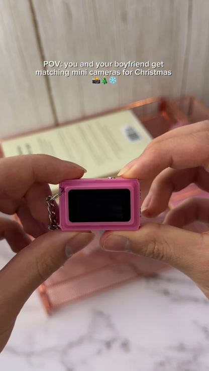 mini keychain camera is giving nostalgia + cute tech vibes