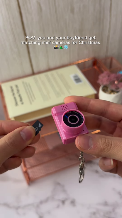 mini keychain camera is giving nostalgia + cute tech vibes