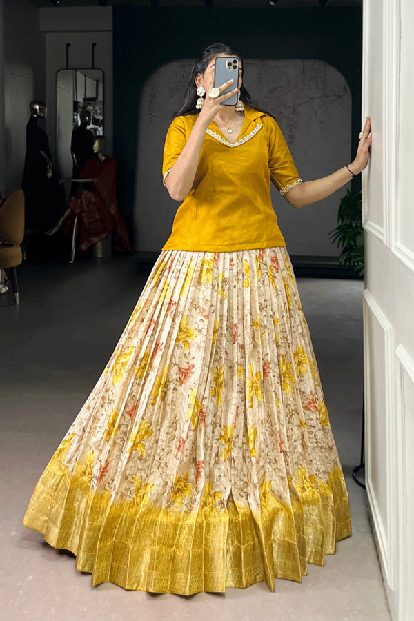 Haldi Ceremony Look In Co-ord Set Lehenga For Gen Z Girl From Anaya Designer Studio
