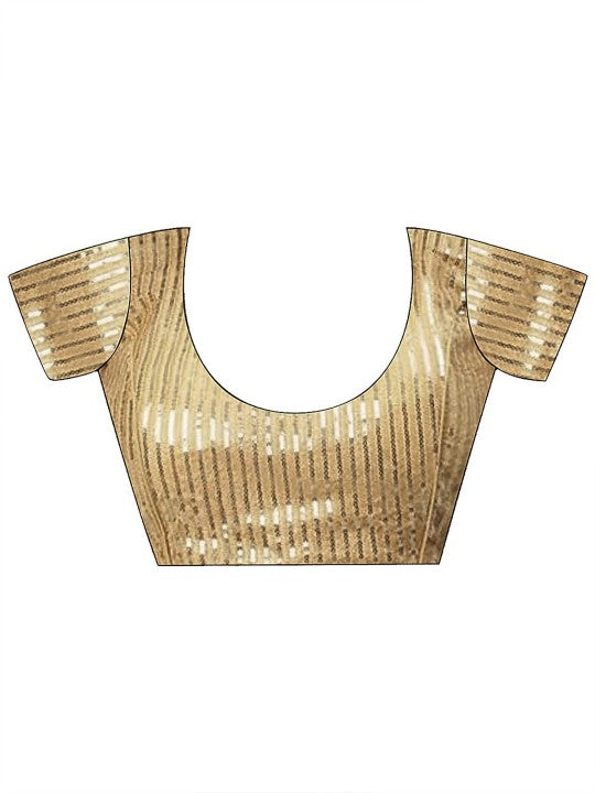 Sequinned Organza Saree