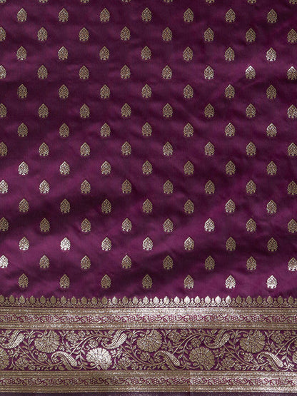 Ethnic Motifs Woven Design Zari Kanjeevaram Saree