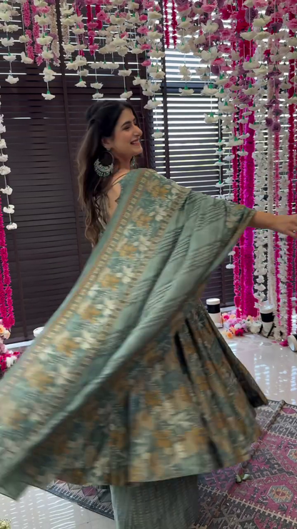 Floral Print Fit & Flare Dress