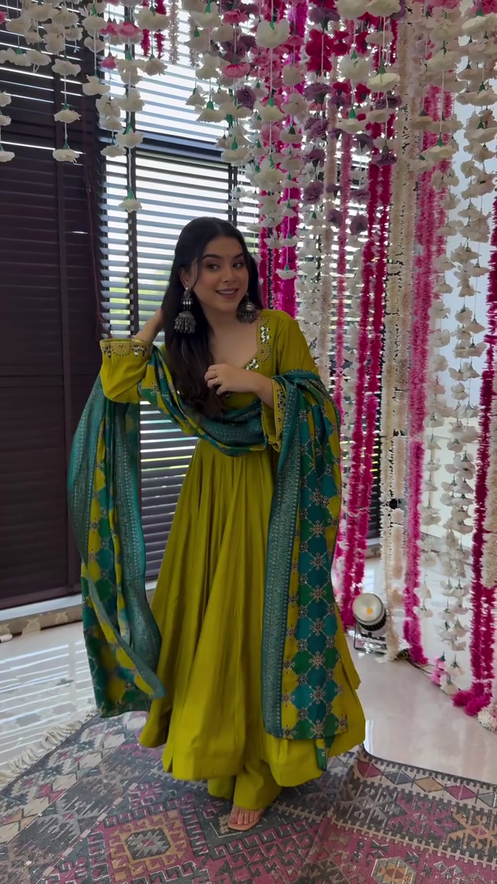 Jeevika muslin suit set